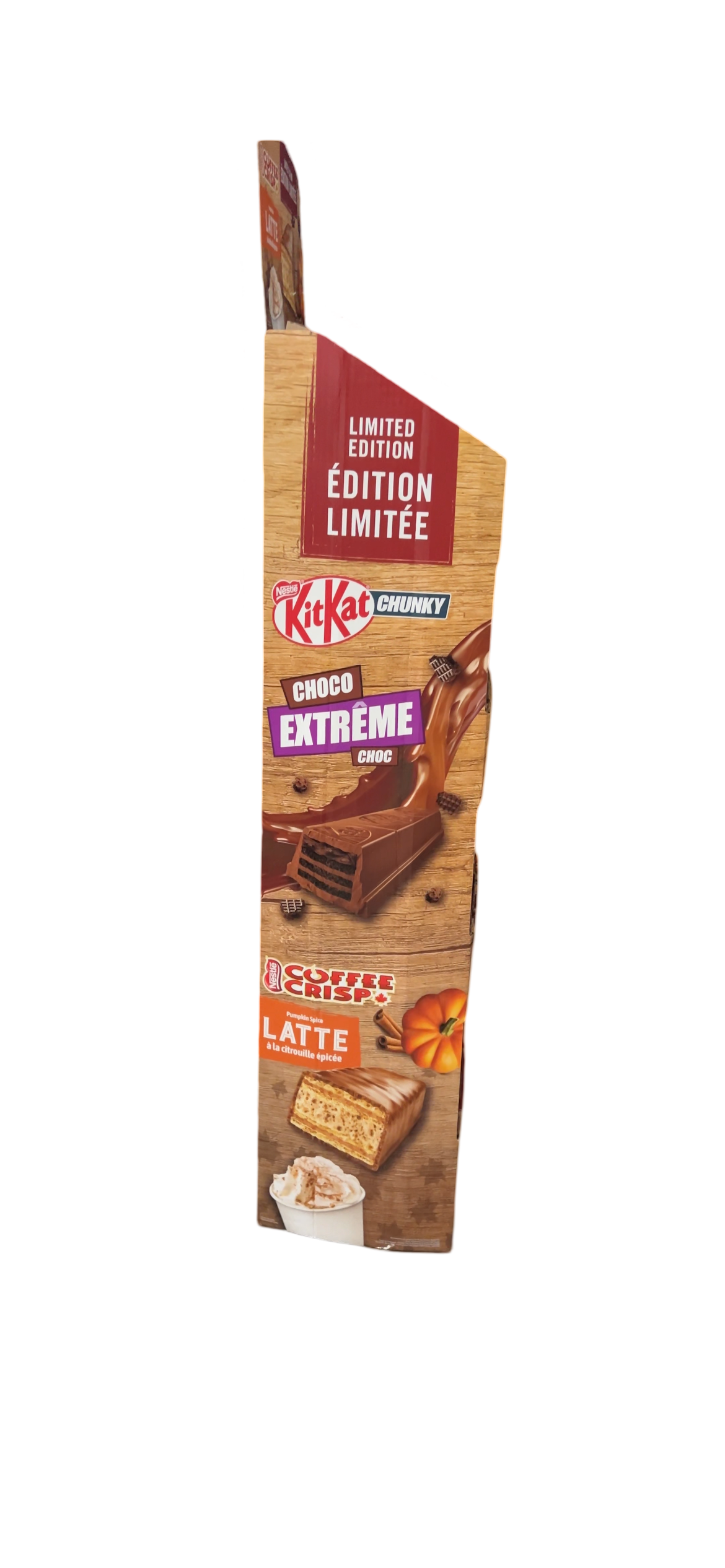 EXOTIC KitKat DISPLAY Stand - (150 Count, 4 Different Chocolates)
