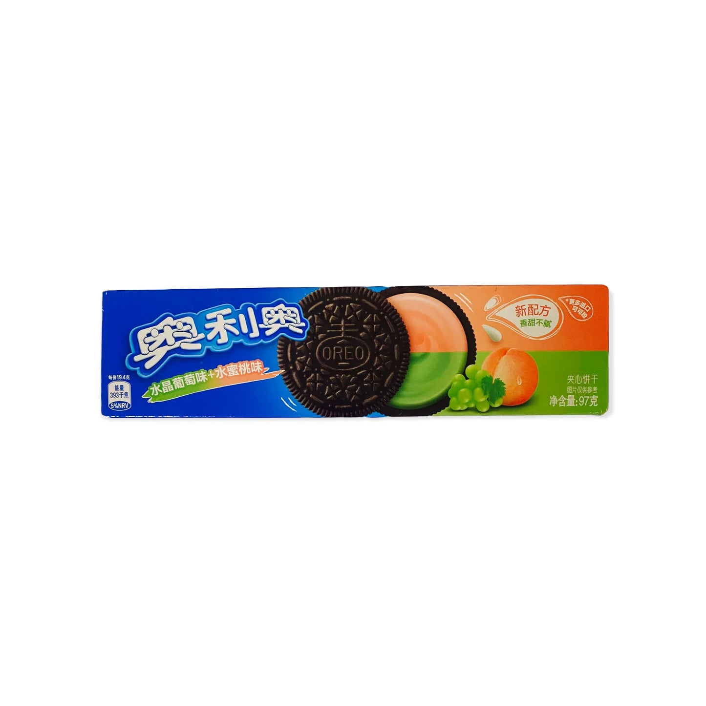 Oreo Creme Swirl Crystal Grape Peach - TAIWAN (24 Count)