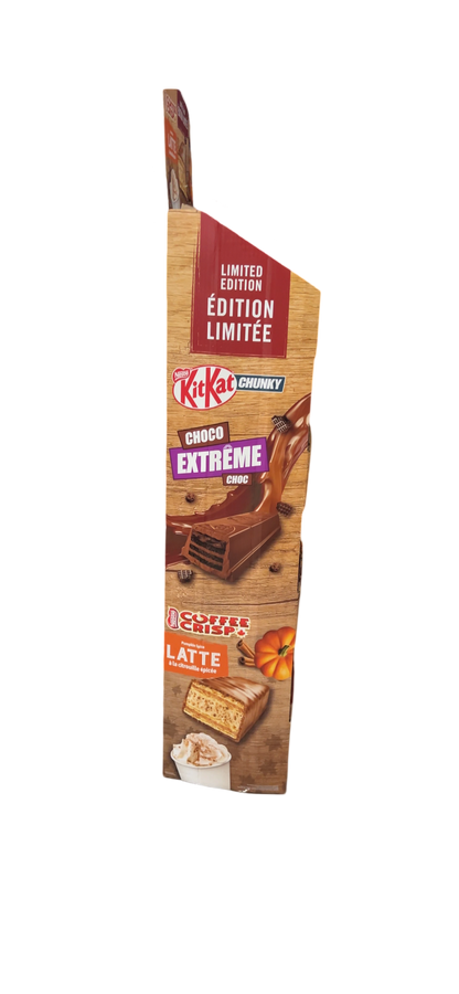 EXOTIC KitKat DISPLAY Stand - (150 Count, 4 Different Chocolates)