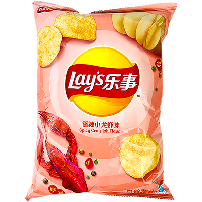 Lays Louisiana Spicy Crayfish - TAIWAN