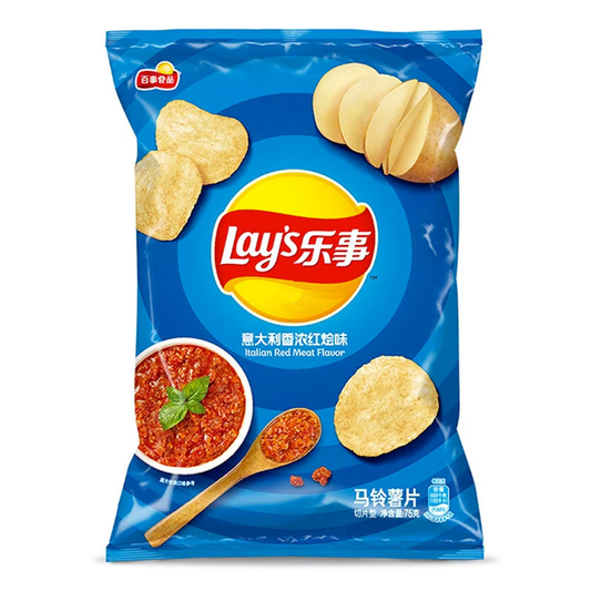 Lays Spaghetti Bolognese - TAIWAN (22 Count)