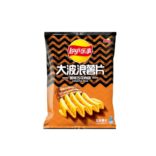 Lays Big Wave Sizzling Bacon -TAIWAN